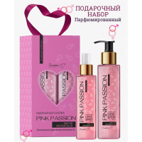 Pink Passion Подарочный набор Смузи-крем 190г и спрей - шиммер 150г Магия Феромонов