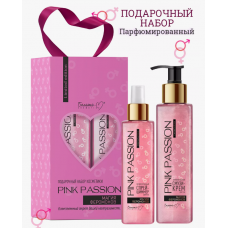 Pink Passion Подарочный набор Смузи-крем 190г и спрей - шиммер 150г Магия Феромонов