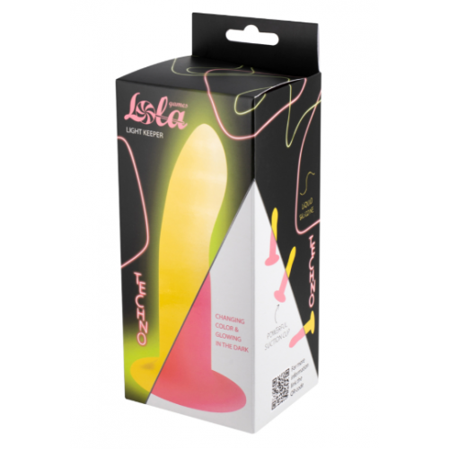 Светящийся в темноте фаллоимитатор LOLA Pink Techno