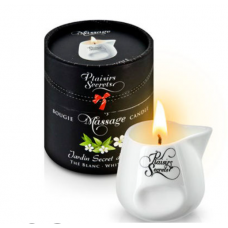 Массажная свечка Plaisirs Secrets Massage Candle White Tea, 80мл