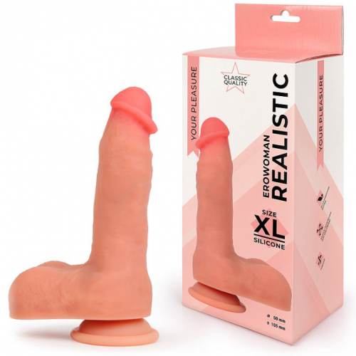 Premium ФАЛЛОИМИТАТОР L рабочей части 155 мм D 50 мм арт. ER-30082