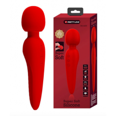 Красный wand-вибратор 21,5см Pretty Love Meredith BI-014668-2