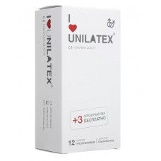 Ультратонкие презервативы Unilatex Ultra Thin - 12 шт.