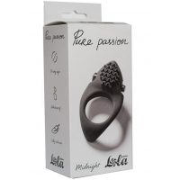 Эрекционное виброкольцо Pure Passion Midnight Gray