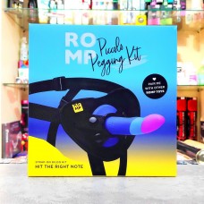  Женский страпон ROMP picolo pegging kit 14x3см