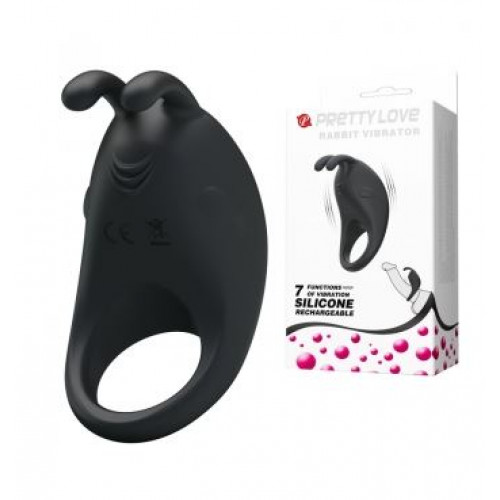 Эрекционное виброкольцо Rabbit Vibrator PL от BAILE Pretty Love, BI-210152-1