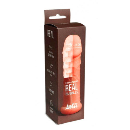 Фаллоудлинитель Real Extra Sense Bubbles 7016-01lola