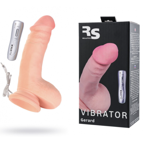 Фаллос вибро - ротатор Realstick Elite Gerard 18.5 см