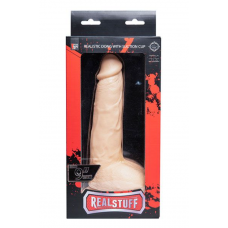 Телесный фаллоимитатор Realstuff Realistic Dong 9inch 23х5 см