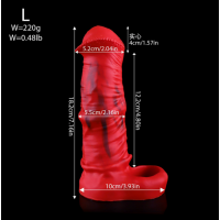 Насадка с подхватом Reg Dick L size 18.2 см