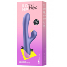 Вибратор-кролик с вакуумной стимуляцией клитора Romp Pulse
