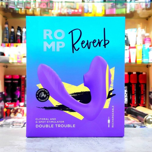 Romp Reverb - двойной вибратор с вакуумной стимуляцией Romp Reverb - двойной вибратор с вакуумной стимуляцией