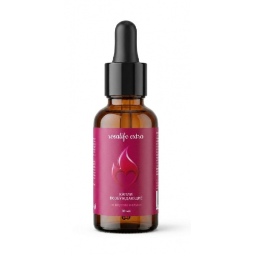 Возбудитель капли Rosalife extra 30 ml (Вкус Малины)