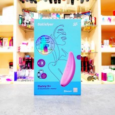 Розовый вакуум-волновой стимулятор Satisfyer Curvy 3+