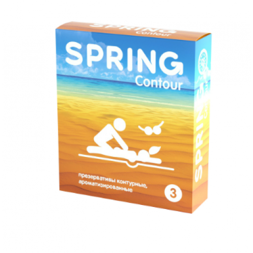 Презервативы SPRING Contour, 3 шт (контурные)