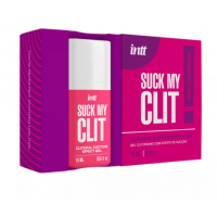 Гель для клитора с эффектом посасывания "SUCK MY CLIT WILD STRAWBERRY", intt