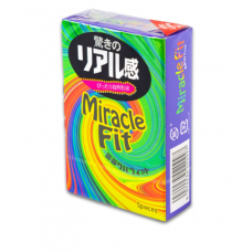 Sagami miracle fit 5 шт. (тонкие, ароматные, цветные)