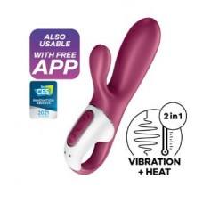 Satisfyer Hot Bunny с функцией нагрева и управлением через телефон