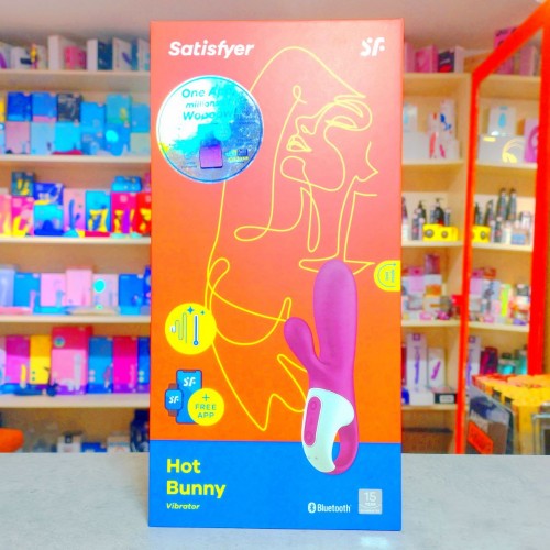 Satisfyer Hot Bunny с функцией нагрева и управлением через телефон Satisfyer Hot Bunny с функцией нагрева и управлением через телефон