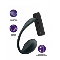 Виброяйцо Satisfyer Ribbed Petal Connect App с пультом ДУ