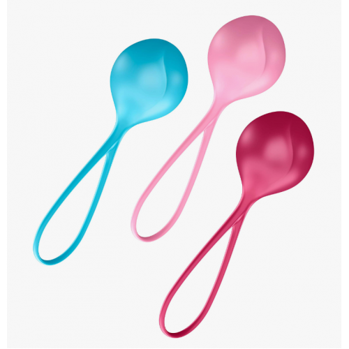 ТЕСТЕР Набор вагинальных шариков Satisfyer Strengthening Balls Kegel
