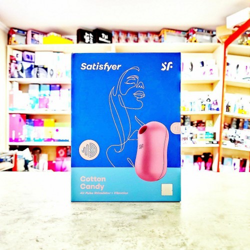 Satisfyer Cotton Candy вакууматор с вибрацией Satisfyer Cotton Candy вакууматор с вибрацией