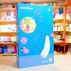 Satisfyer Curvy 1+ White Вакуумный стимулятор с дистанционном управлением Satisfyer Curvy 1+ White Вакуумный стимулятор с дистанционном управлением