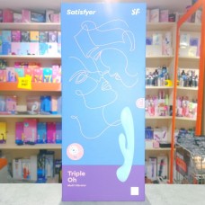 Satisfyer Кролик Triple Oh blue