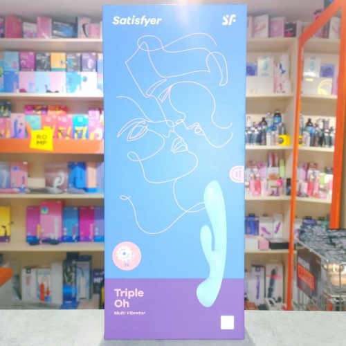 Satisfyer Кролик Triple Oh blue