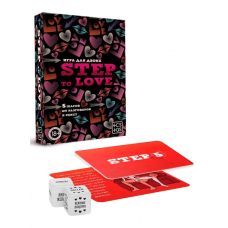  Аналоги Игра для двоих «Step to love», 50 карт, 2 кубика, 18+