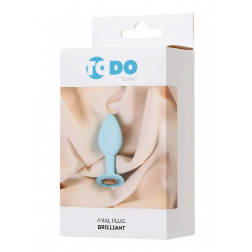 Анальная ювелирка TO DO diamond BLUE