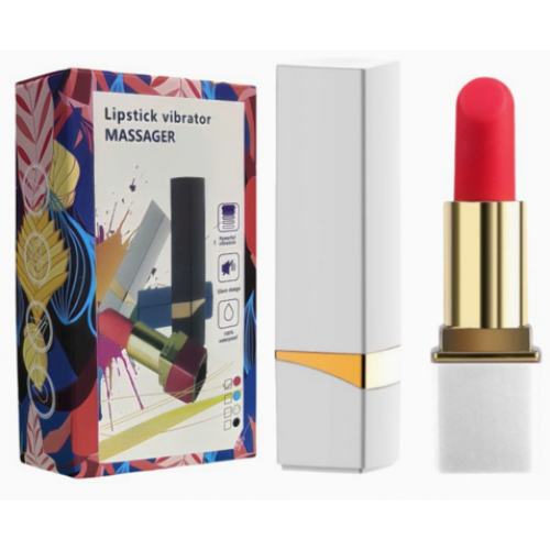 Вибратор помада Tropic White Lipstick
