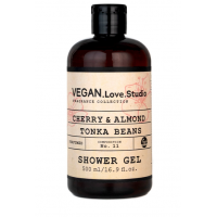 Гель для душа парфюмированный VEGAN.Love.Studio "Cherry, Almond, Tonka", 500 мл