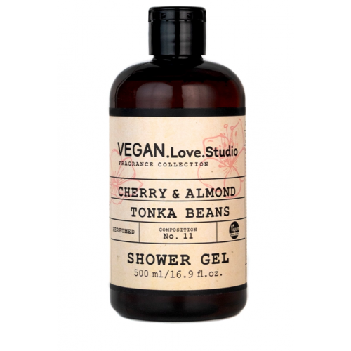 Гель для душа парфюмированный VEGAN.Love.Studio "Cherry, Almond, Tonka", 500 мл