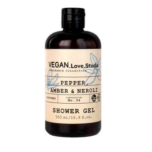 Гель для душа парфюмированный VEGAN.Love.Studio "Pepper, Amber, Neroli", 500 мл