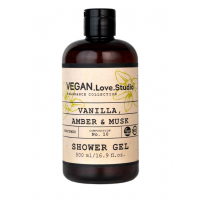 Гель для душа парфюмированный VEGAN.Love.Studio "Vanilla, Amber, Musk", 500 мл