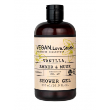 Гель для душа парфюмированный VEGAN.Love.Studio "Vanilla, Amber, Musk", 500 мл