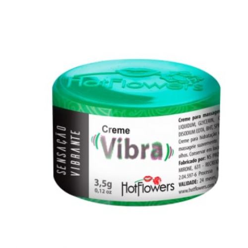 Крем VIBRA с эффектом вибрации hot flower 3.5гр