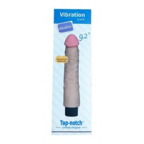 Вибратор Vibration Lure Top notch 9.2 из нежного материала киберскин
