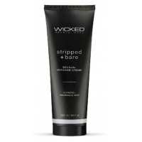 Уходовый и массажный легкий крем WICKED Stripped & Bare 120 мл для двоих