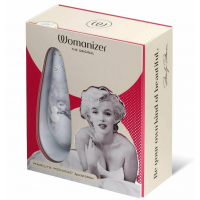 WOMANIZER MARILYN MONROE МРАМОРНО-Белый бесконтактный клиторальный стимулятор