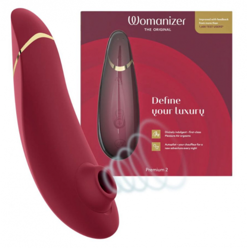Бесконтактный клиторальный стимулятор Womanizer Premium 2 красный