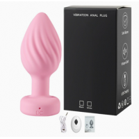 Анальная вибропробка Zinger Play pink на ДУ
