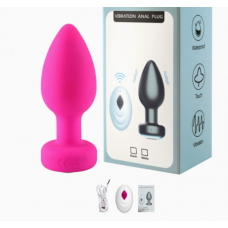 Анальная вибропробка Zinger pink на ДУ