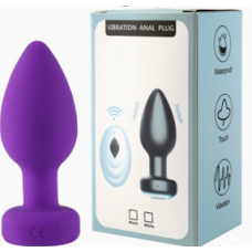 Анальная вибропробка Zinger purple на ДУ