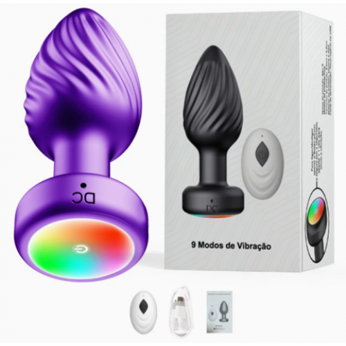 Анальная вибропробка Zinger with Light purple color