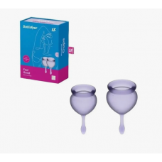 Набор белых менструальных чаш satisfyer Feel good Menstrual Cup