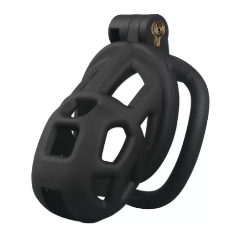 BDSM пояс верности chastity belt Black 7 см
