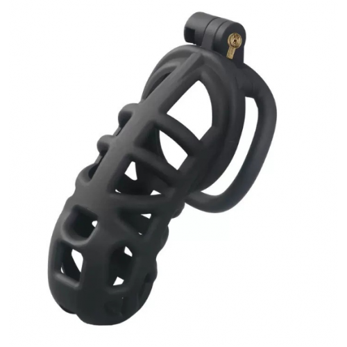 BDSM пояс верности chastity belt Black 11 см