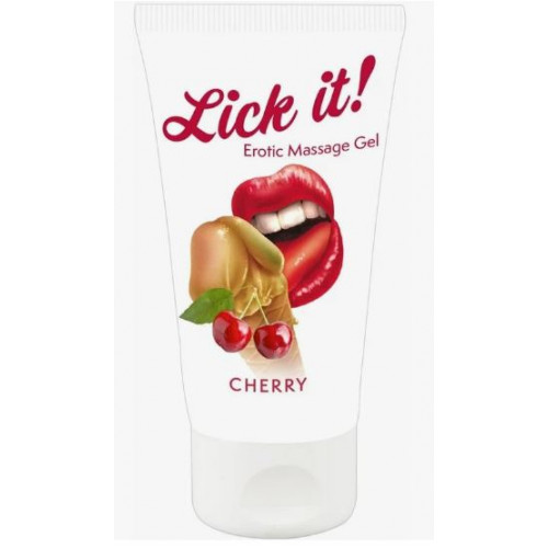 Оральная смазка Lick It 50 ml - вишня